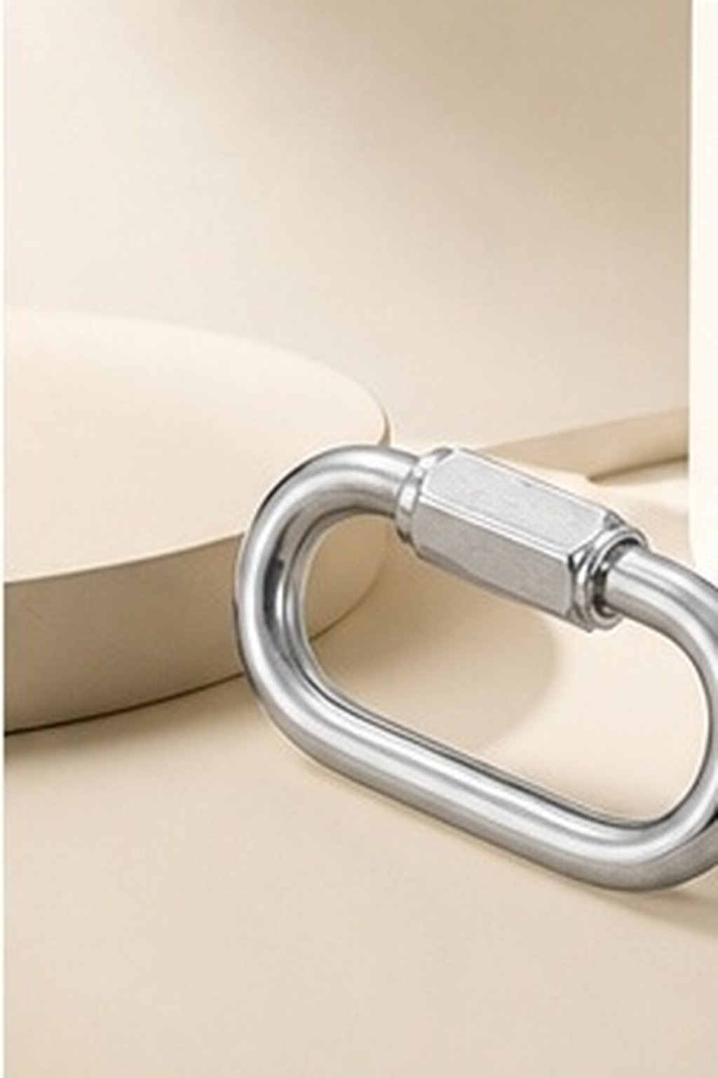 Chain Quick Link - 8 قطع من مشابك الكارابينر المصنوعة